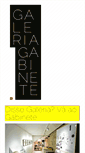 Mobile Screenshot of galeriagabinete.com